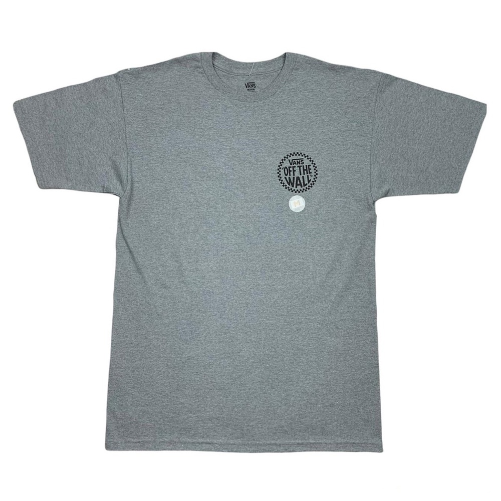 Vans T-shirt Men Grey Back Print Forwarding Size M New With Tags